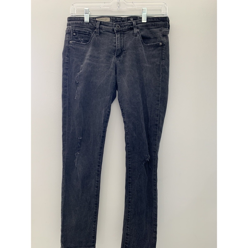 Adriano Goldschmied The Legging Ankle Super Skinny Jeans Womens 27R Distressed